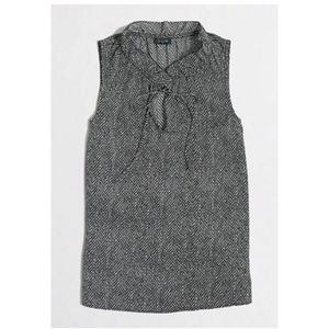 J. Crew Herringbone Blouse